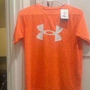 Under Armour Kids' Speckled Orange Tee